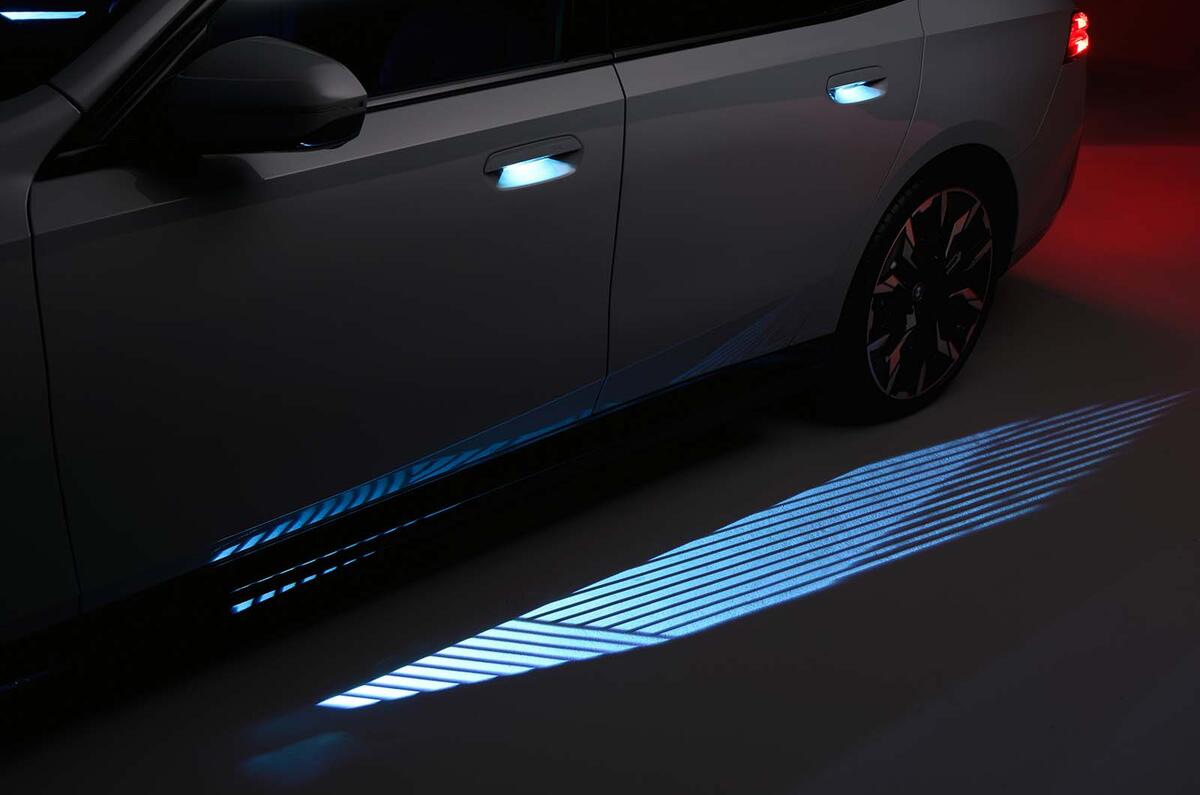 BMW 5 Series door lights