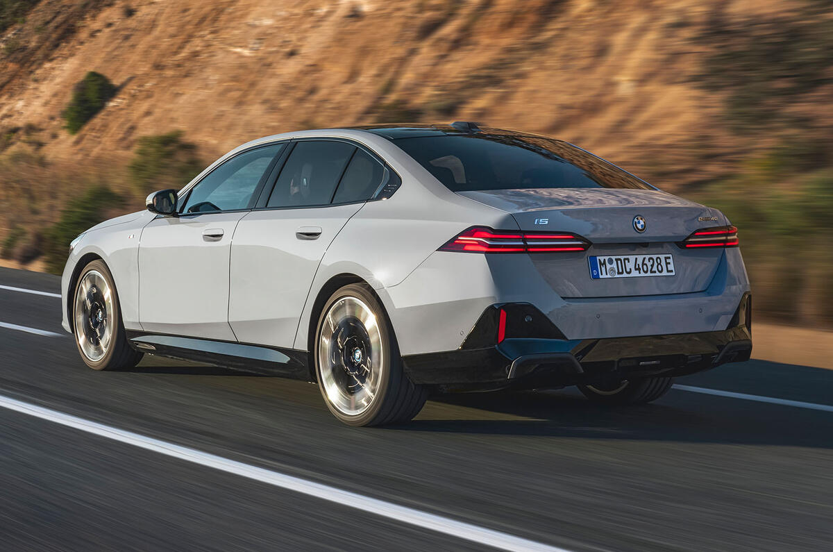 BMW 5 Series rear three quarter