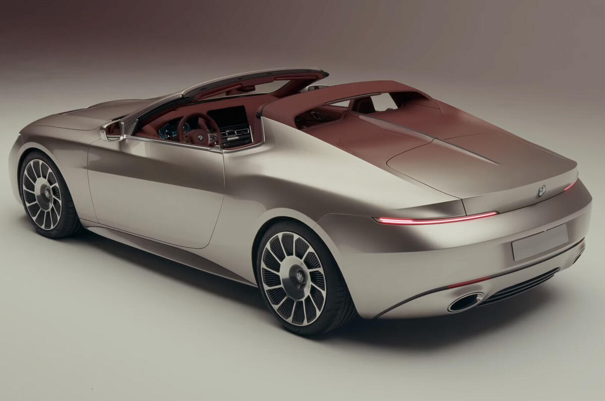 BMW Concept Skytop leak rear quarter BMW Concept Skytop leak rear quarter