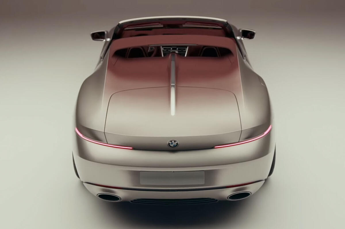 BMW Concept Skytop leak rear BMW Concept Skytop leak rear