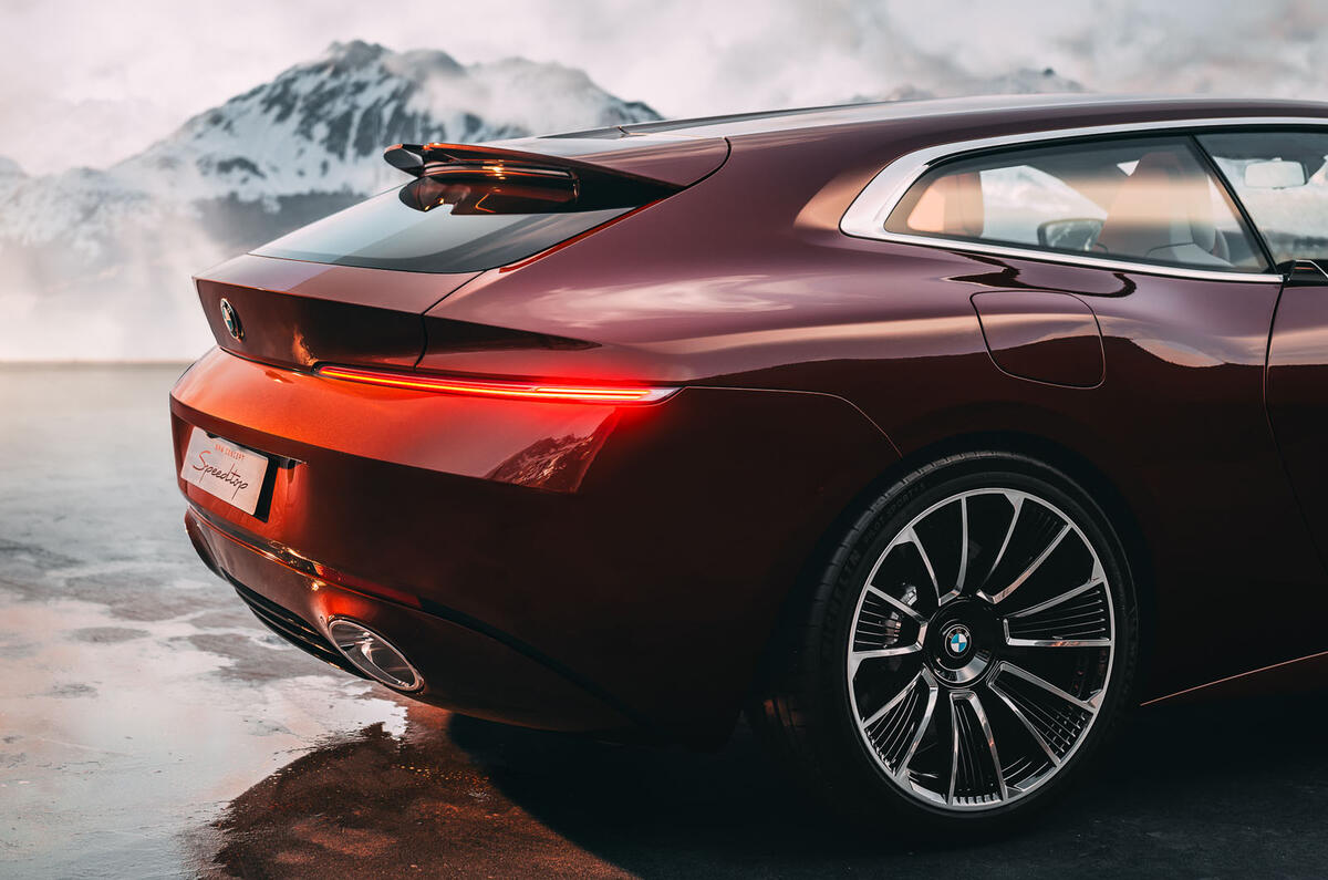 BMW Concept Speedtop rear quarter close BMW Concept Speedtop rear quarter close