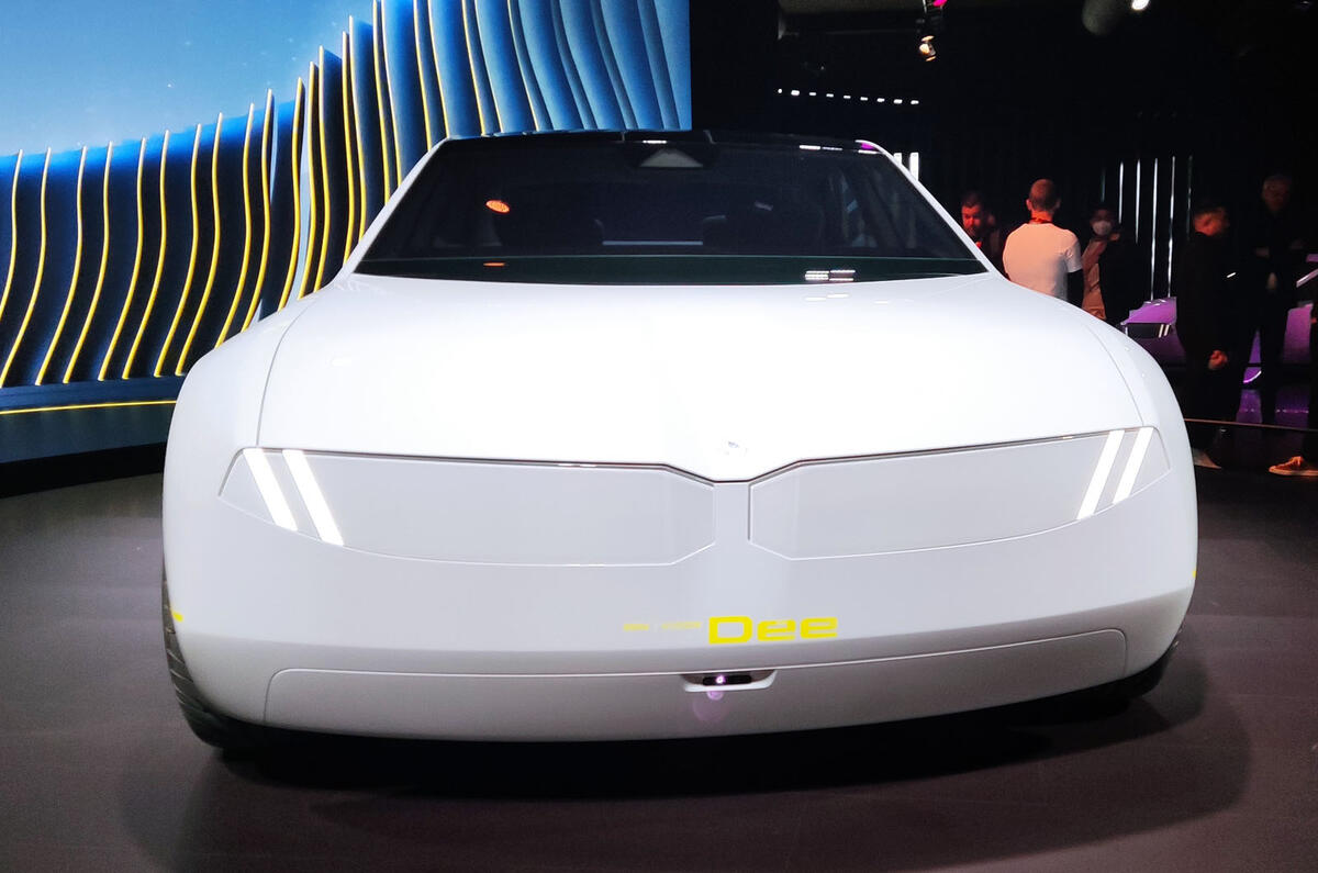 BMW DEE concept at CES front grille