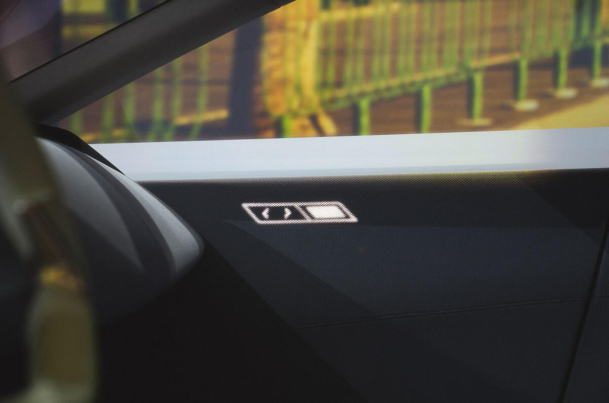 BMW i Vision Dee concept interior door