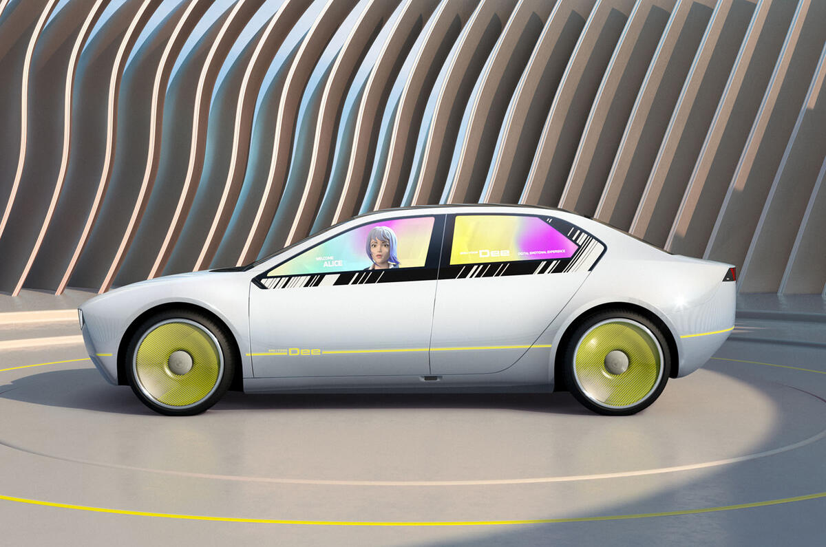 BMW i Vision Dee concept side