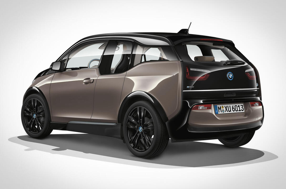 BMW i3 MY2019 reveal static rear