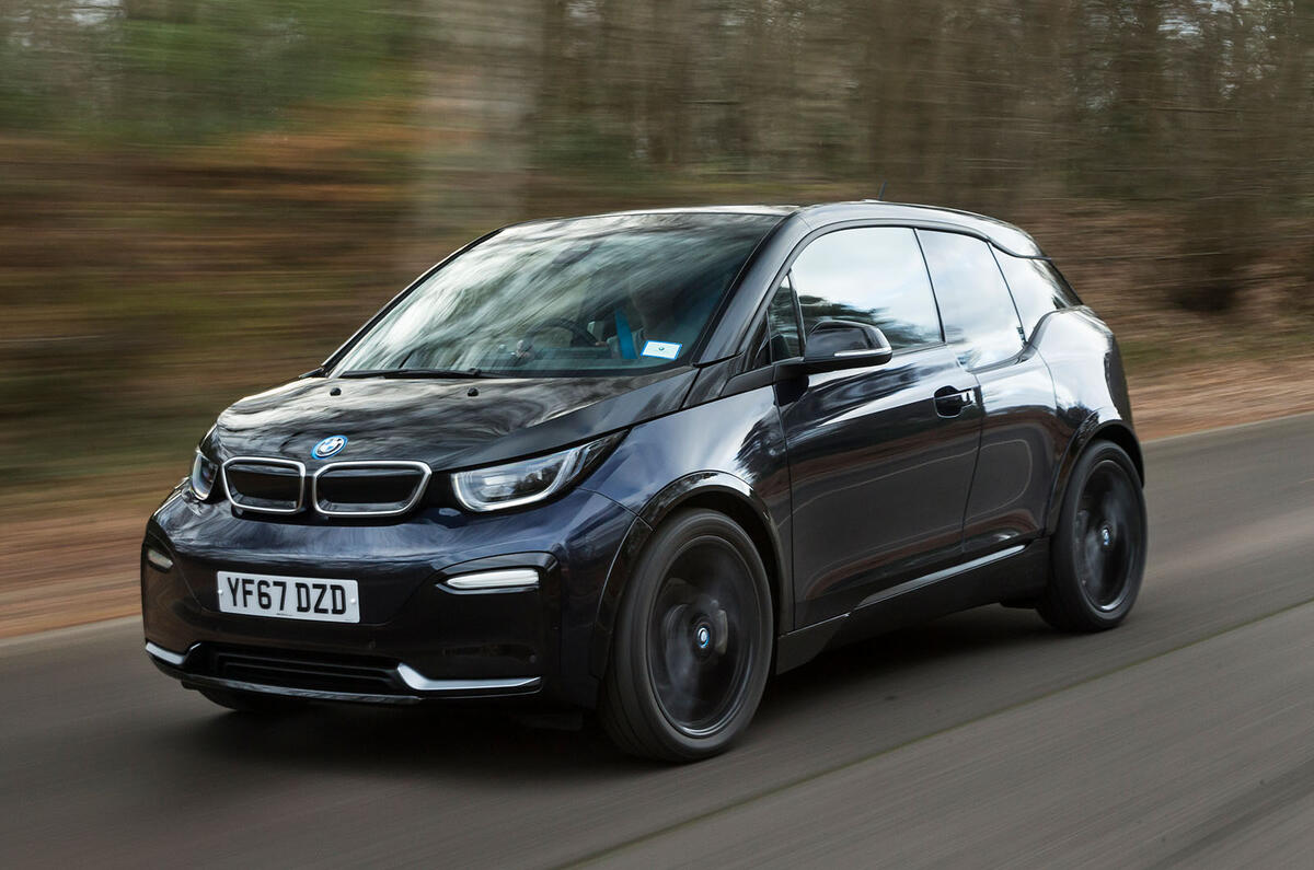 BMW i3 front three quarter tracking BMW i3 front three quarter tracking