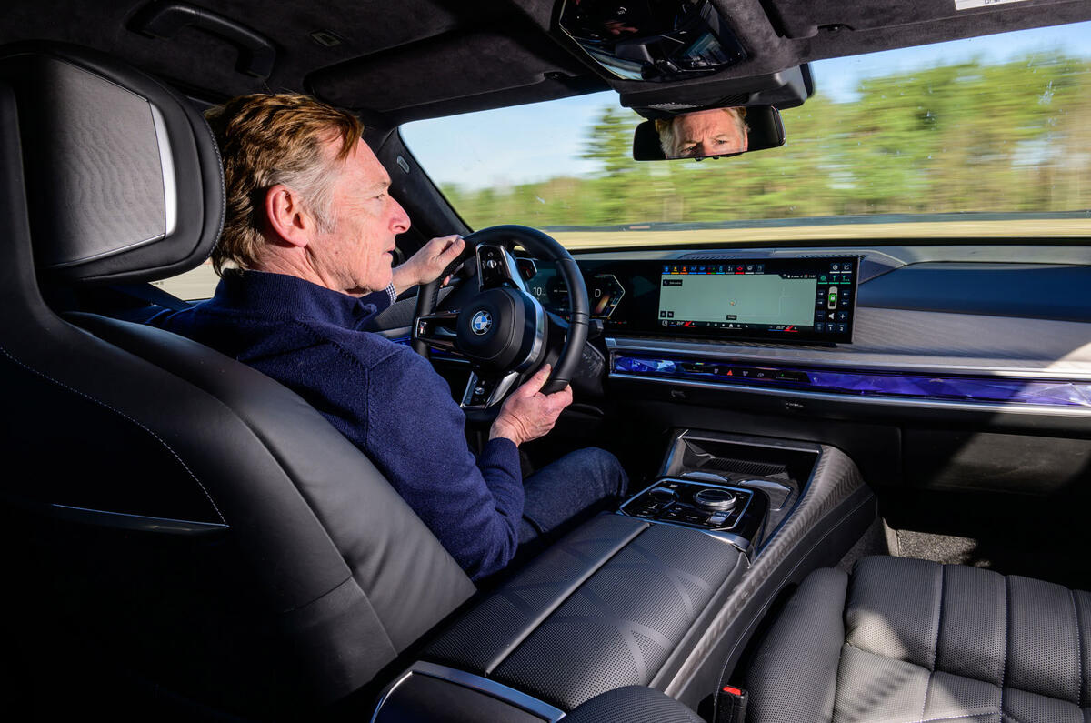 BMW i7 Protection Greg Kable driving BMW i7 Protection Greg Kable driving