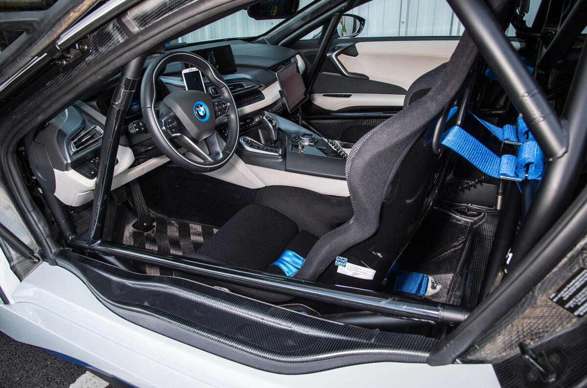 Upgraded BMW i8 acts as Formula ePrix safety car 