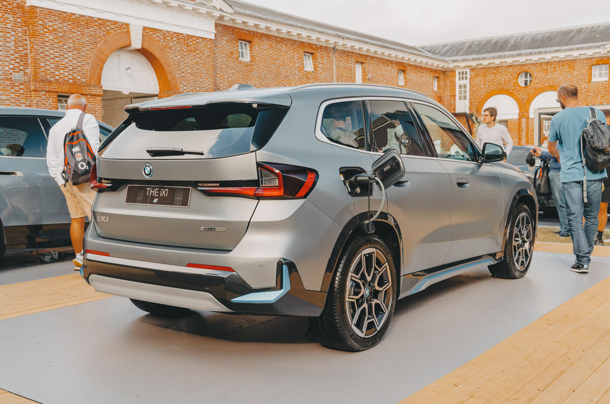 BMW iX1 rear BMW iX1 rear