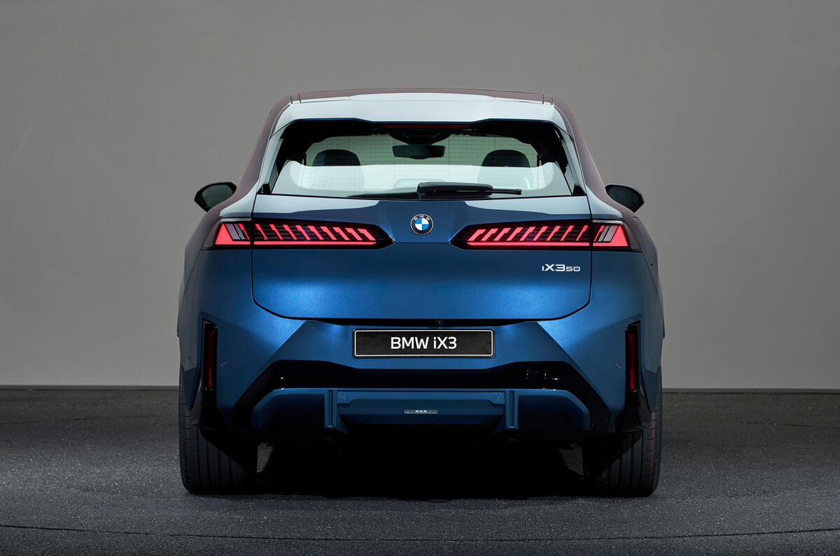 BMW iX3 2026 rear static