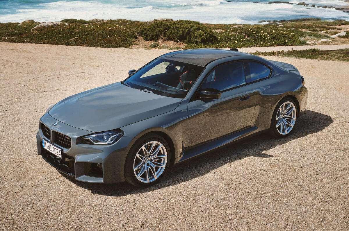 BMW M2 2024 update front quarter static BMW M2 2024 update front quarter static