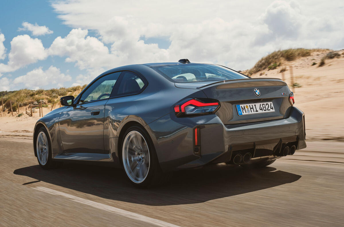 BMW M2 2024 update rear quarter