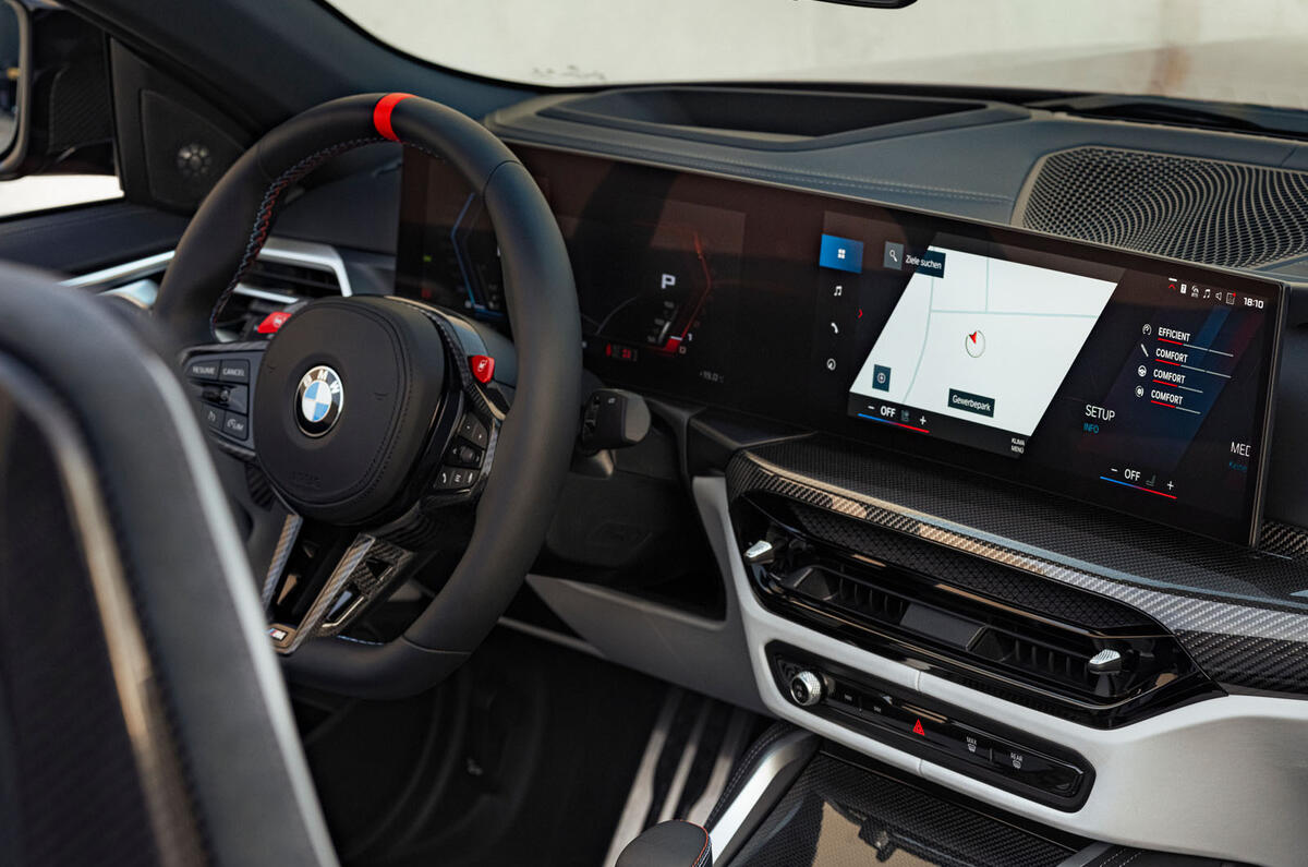 BMW M4 2024 interior