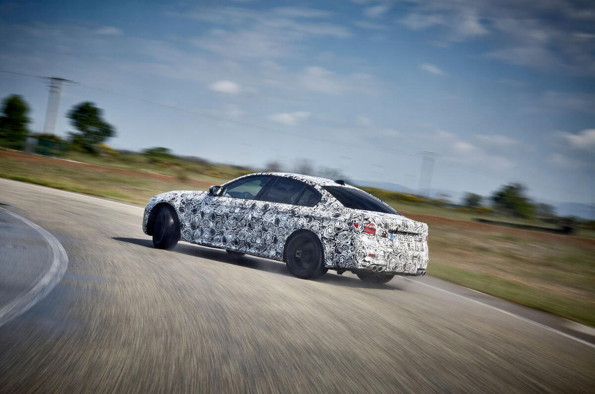 2018 BMW M5 Prototype Drift Track