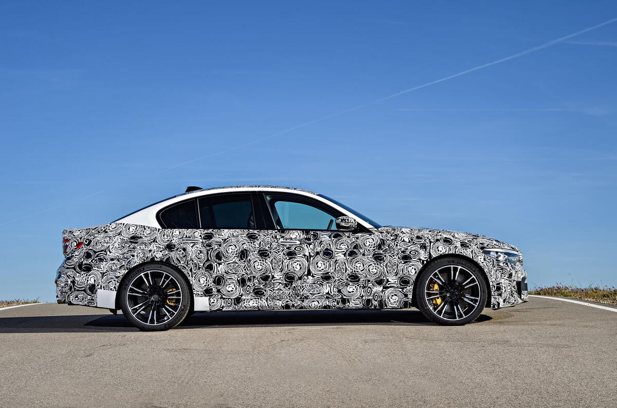 2018 BMW M5 Prototype Side