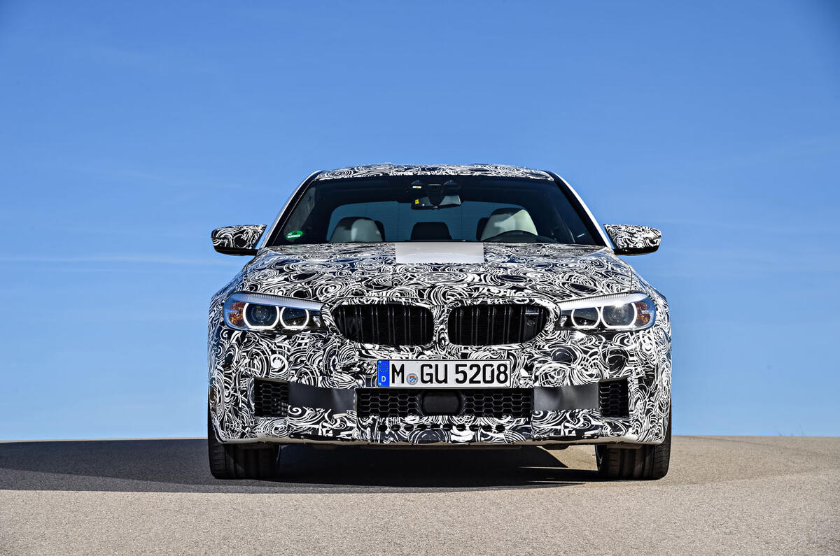 2018 BMW M5 Prototype Front