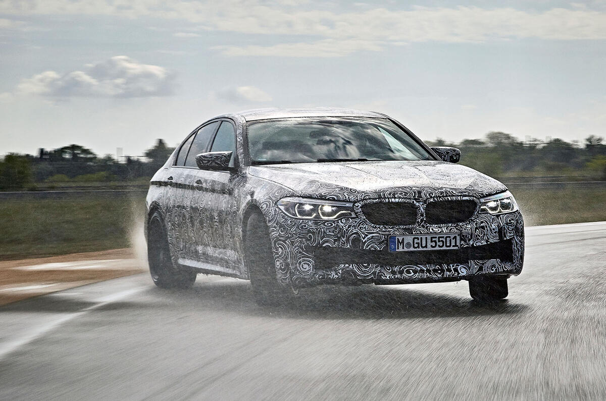 2018 BMW M5 Prototype Corner