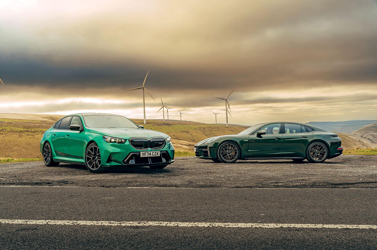BMW M5 VS Porsche Panamera Twin Test 2024   ME 55 BMW M5 VS Porsche Panamera Twin Test 2024   ME 55