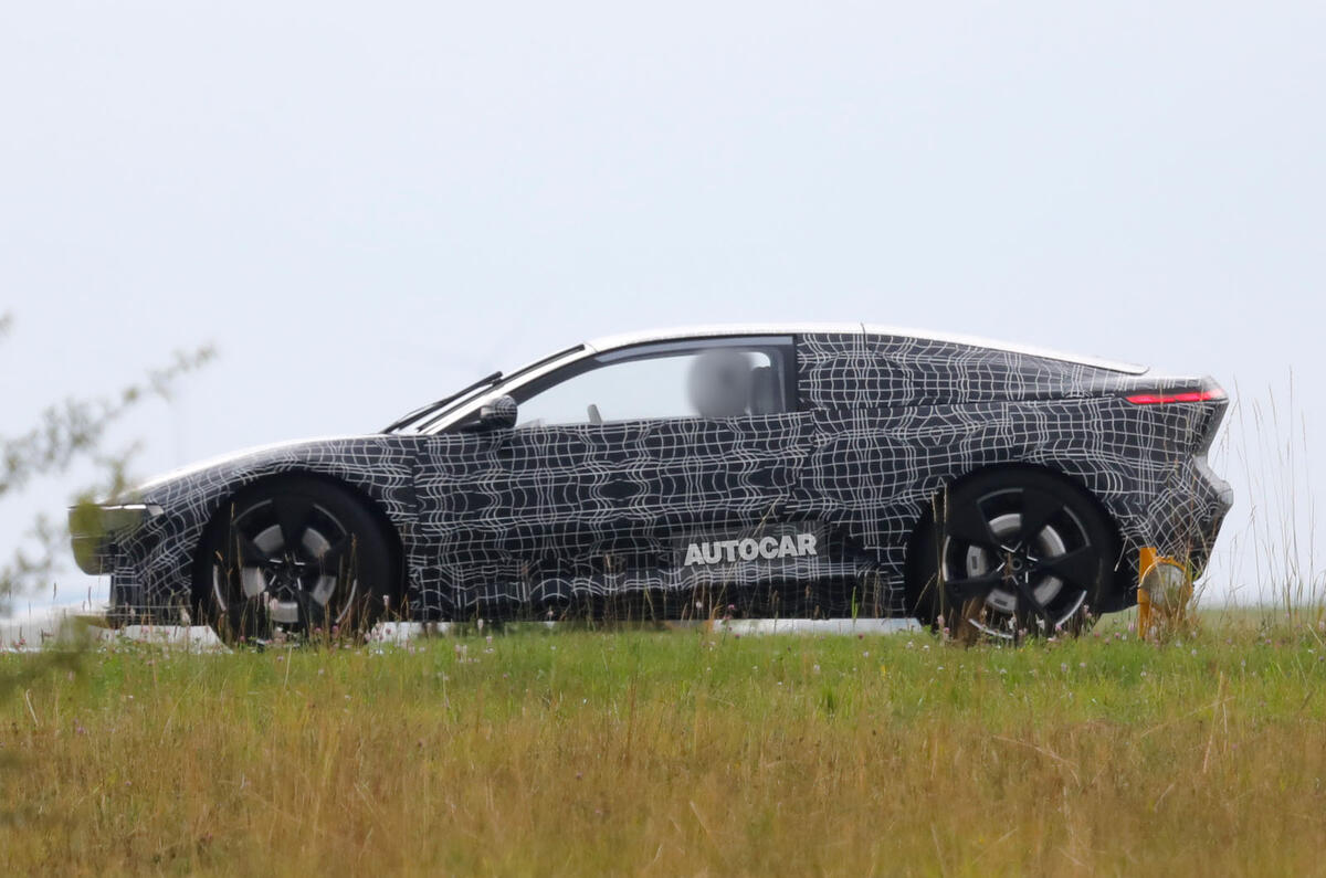 BMW Neue Klasse coupe camouflaged side cornering BMW Neue Klasse coupe camouflaged side cornering