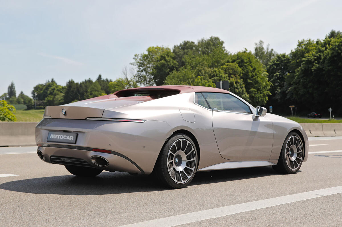 BMW Skytop prototype rear quarter tracking