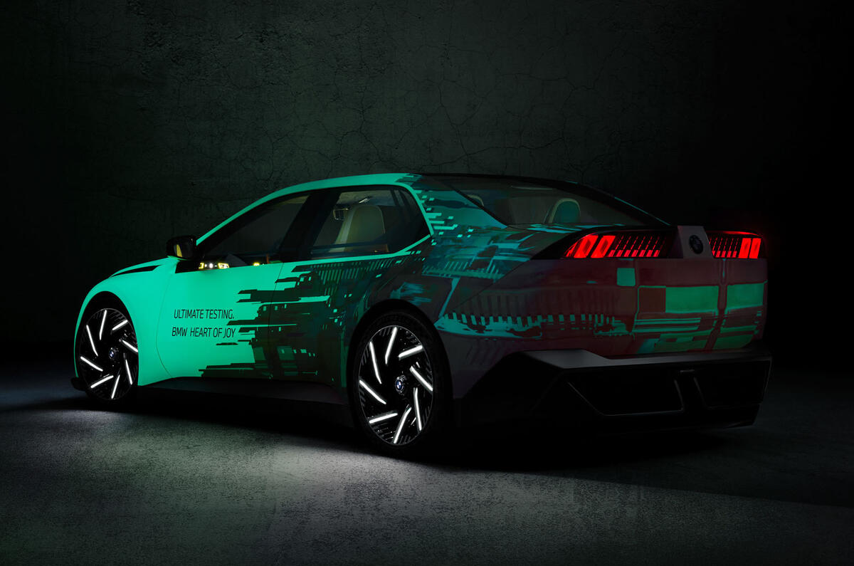 BMW Vision Driving Experience Shanghai motor show rear quarter static glowing BMW Vision Driving Experience Shanghai motor show rear quarter static glowing