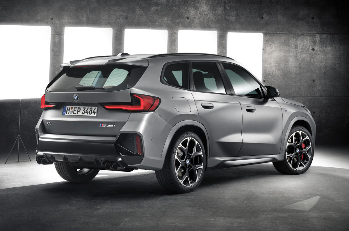 BMW X1 M35i 2023 rear quarter static