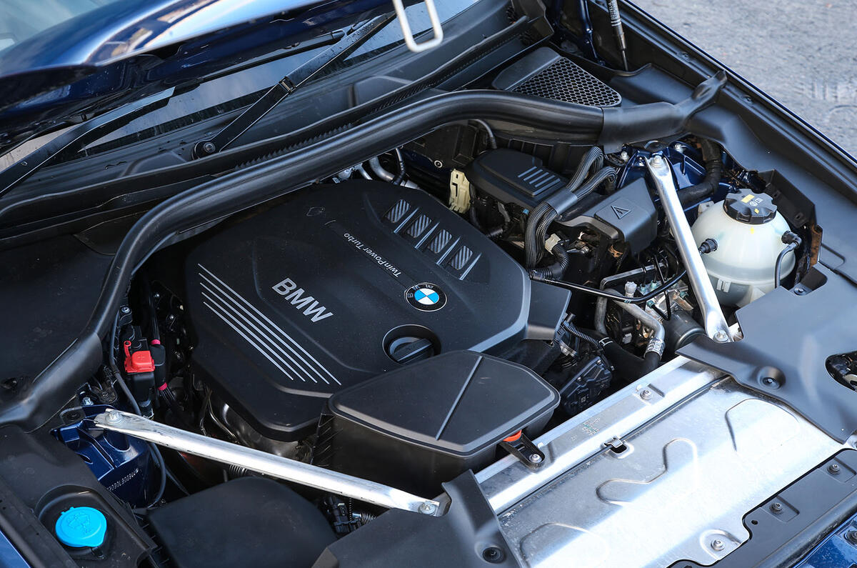 BMW X3 engine bay BMW X3 engine bay