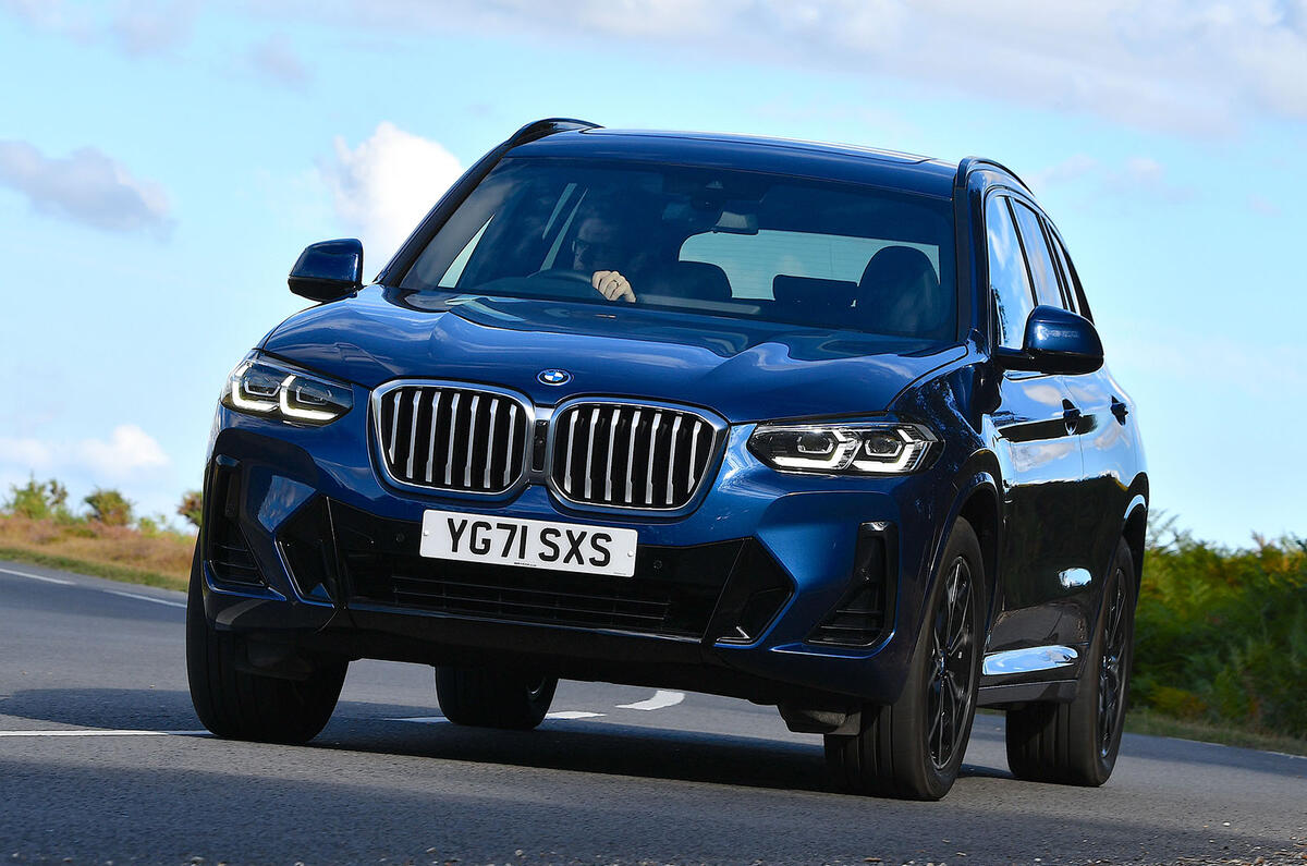 BMW X3 front three quarter BMW X3 front three quarter