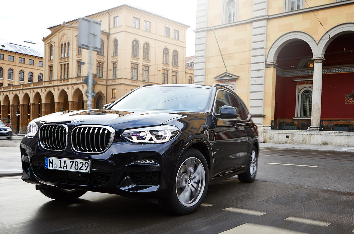 BMW X3 PHEV official press images - hero nose