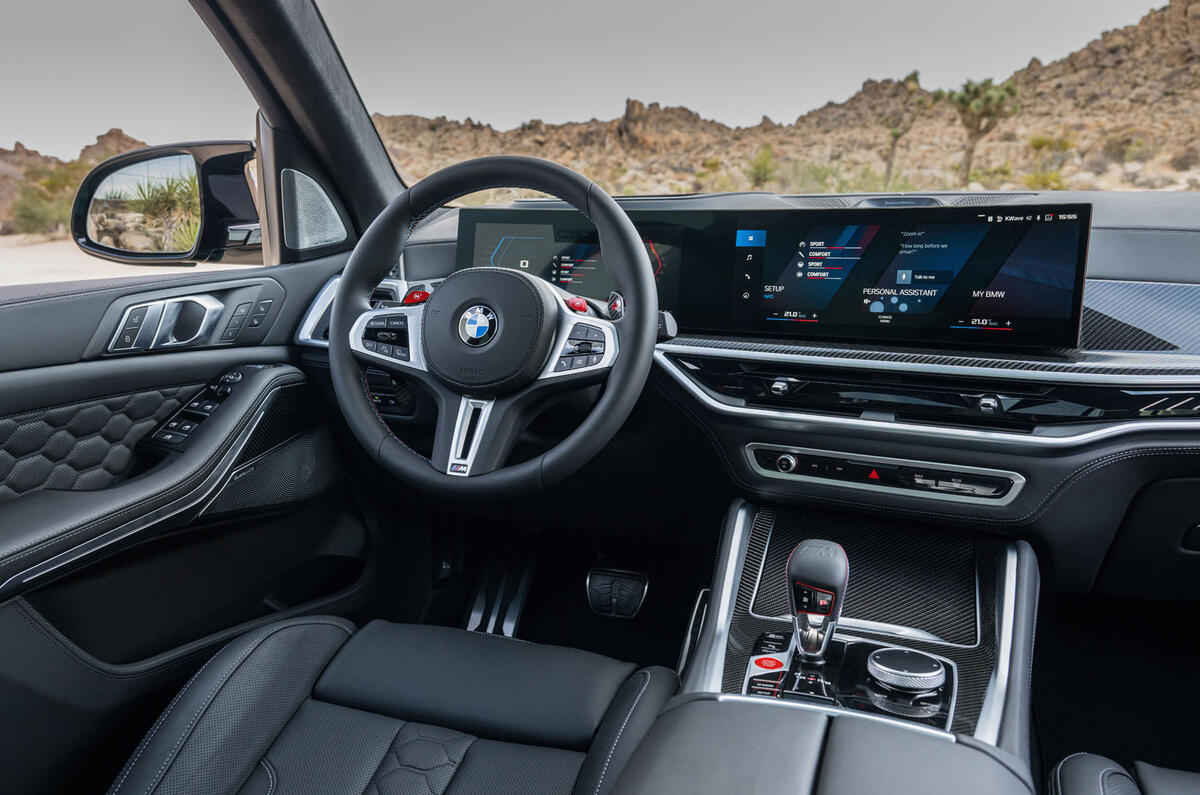 BMW X5M interior BMW X5M interior