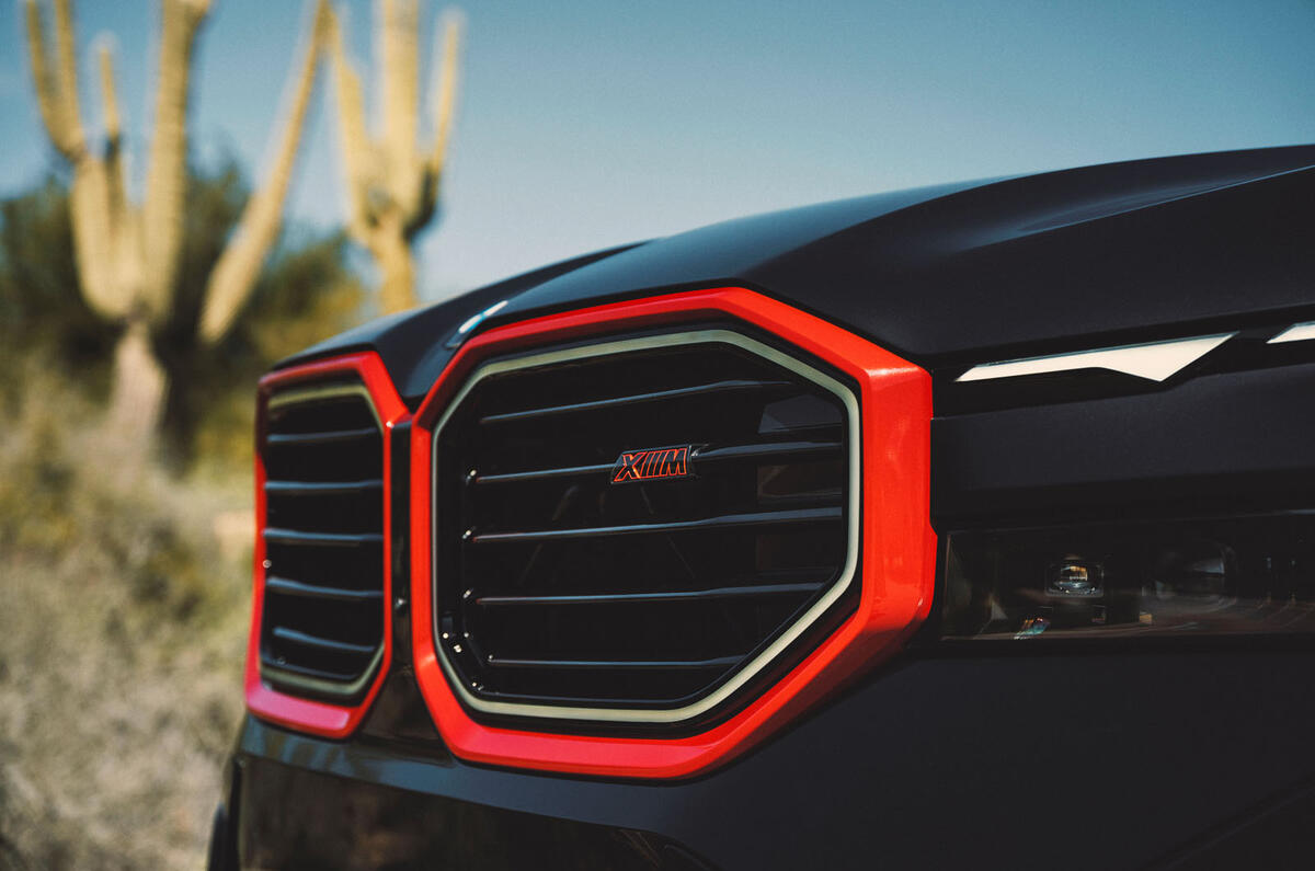 BMW XM Label Red 2023 grille BMW XM Label Red 2023 grille