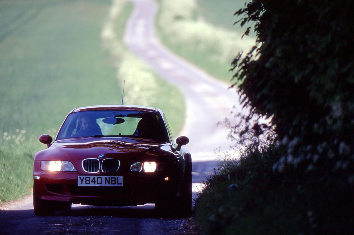 BMW Z3 M Coupe 1998 front shaded BMW Z3 M Coupe 1998 front shaded
