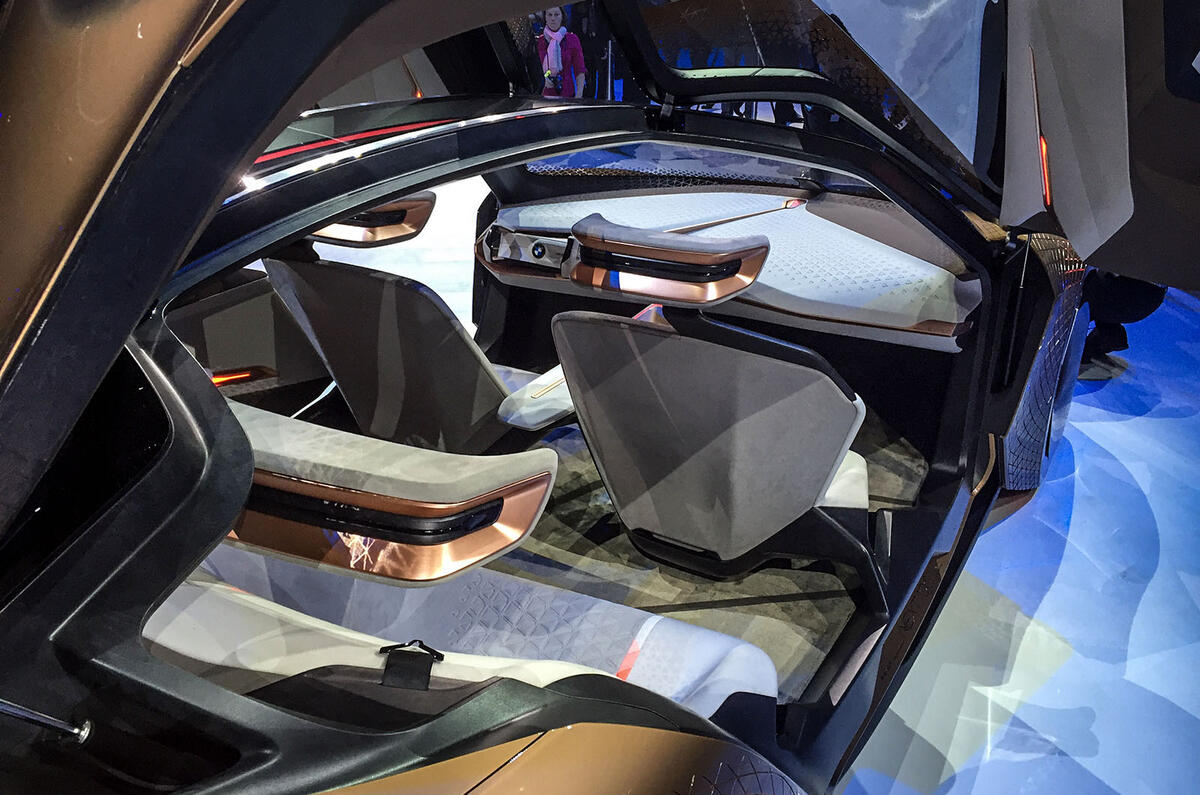 BMW Vision Next 100 concept car interior