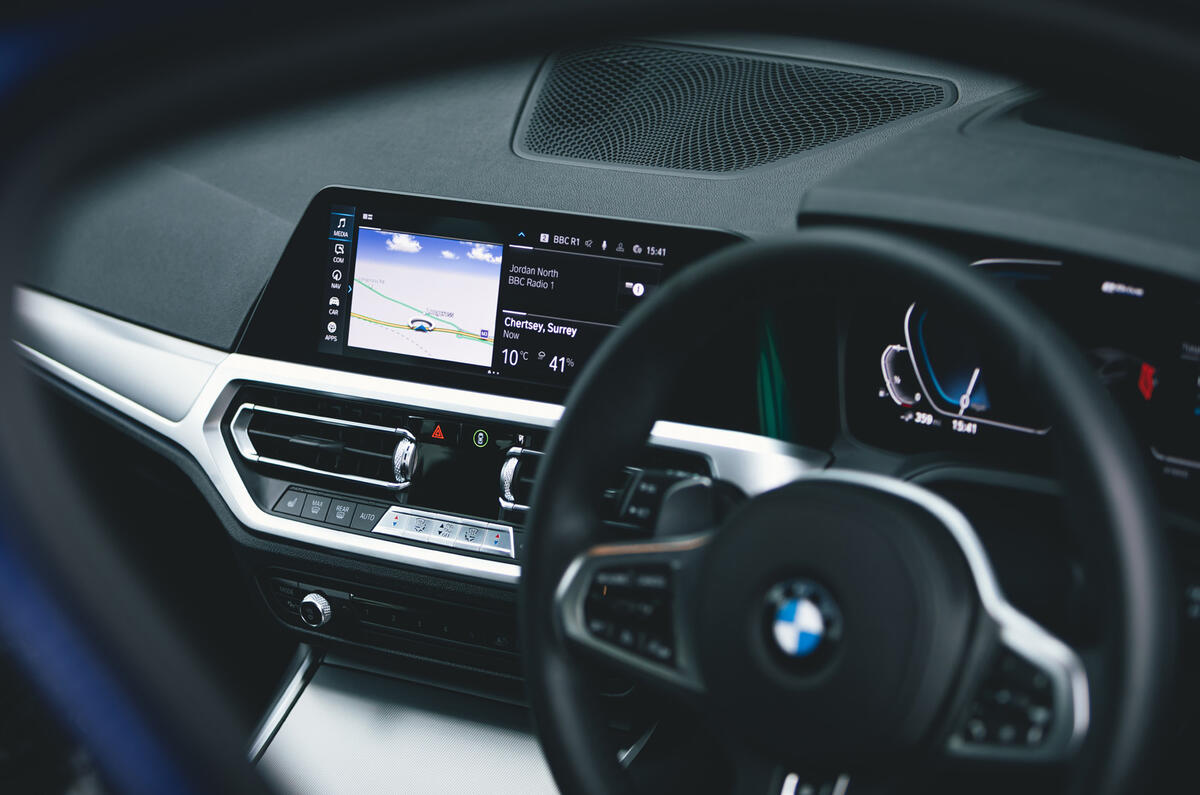 Britain's Best Car Awards 2020 - BMW 330e cabin