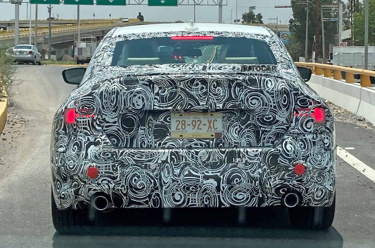 BMW 2 Series coupe spyshots rear BMW 2 Series coupe spyshots rear
