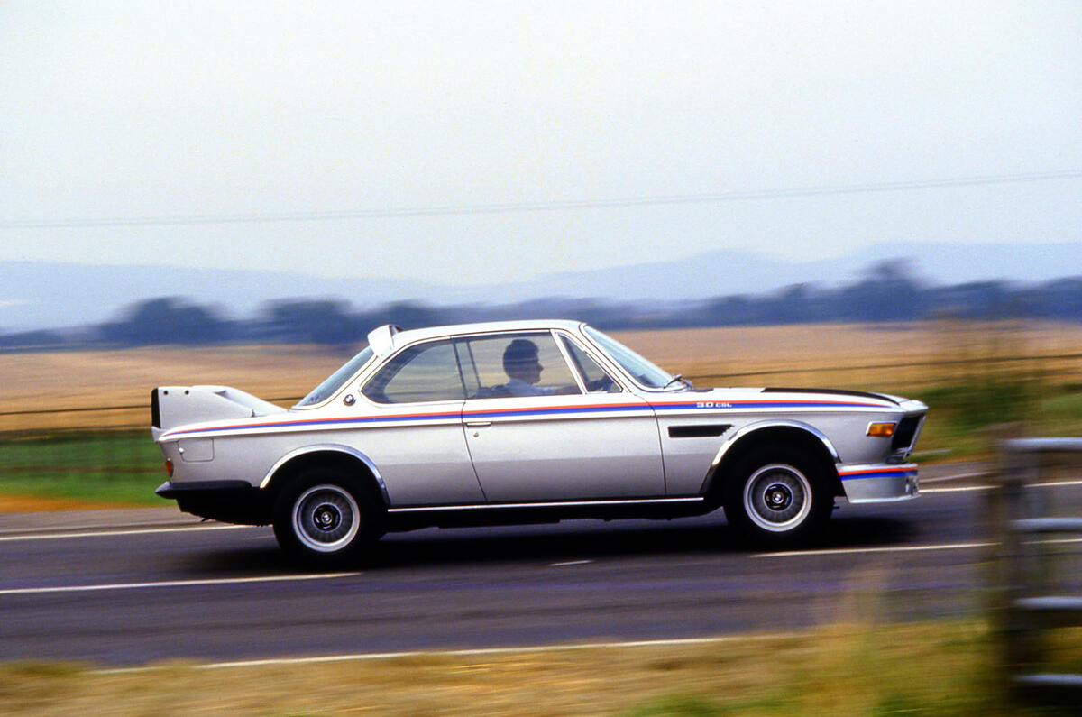 Autocar writers car of 2020 - BMW CSL batmobile side