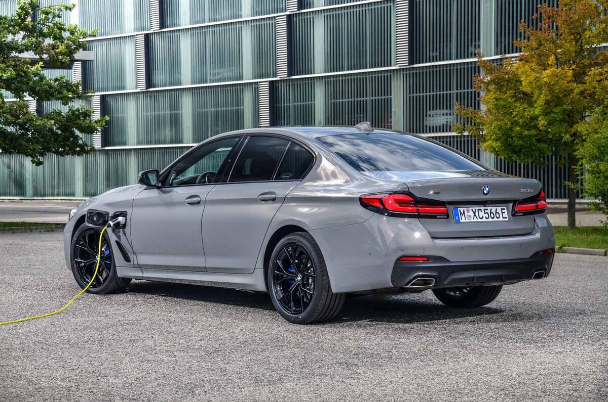 BMW 545e rear BMW 545e rear