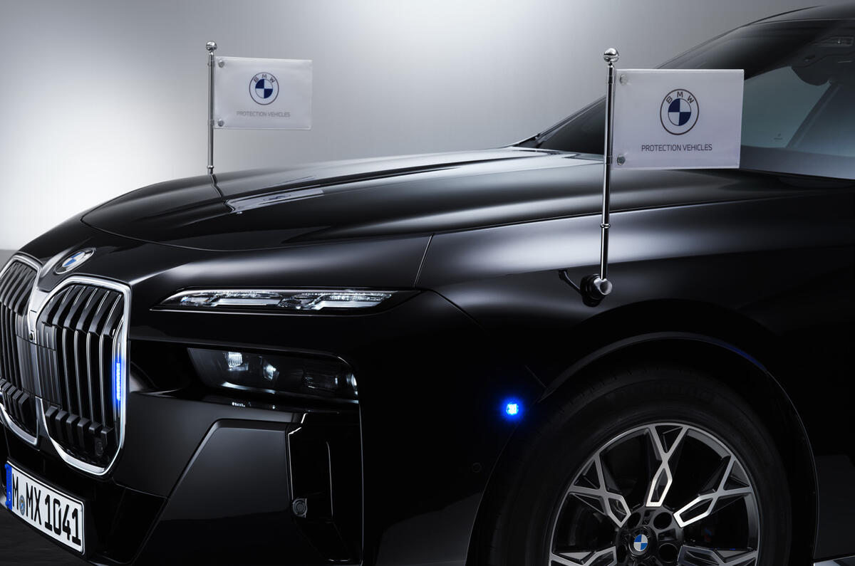 BMW 7 Series Protection front bonnet