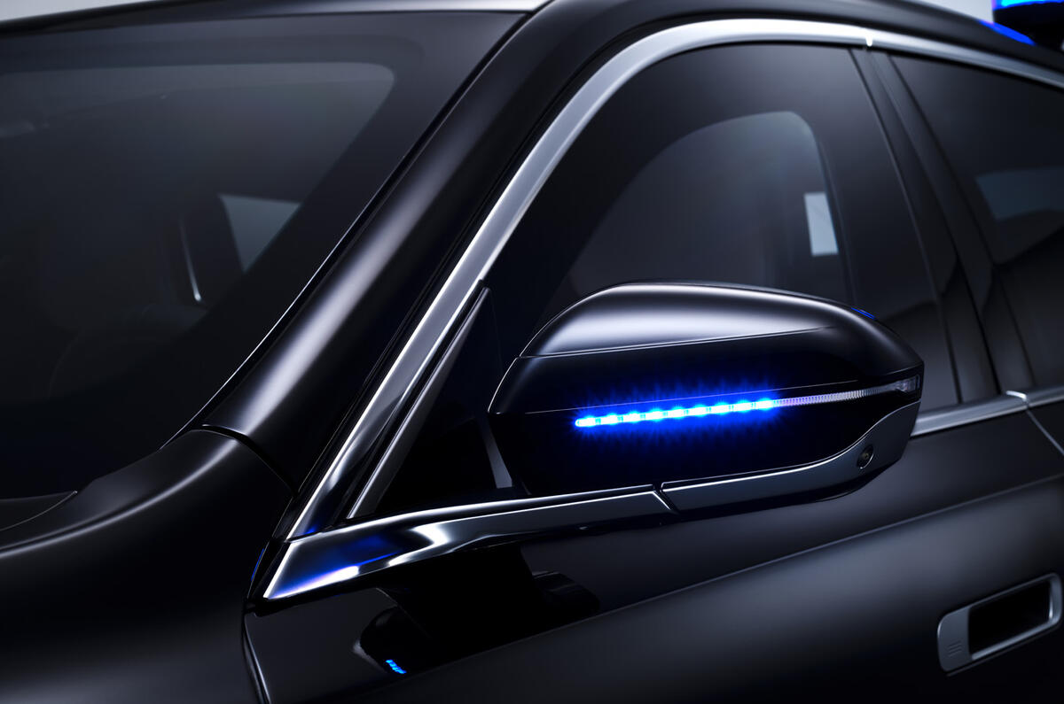 BMW 7 Series Protection mirror lights