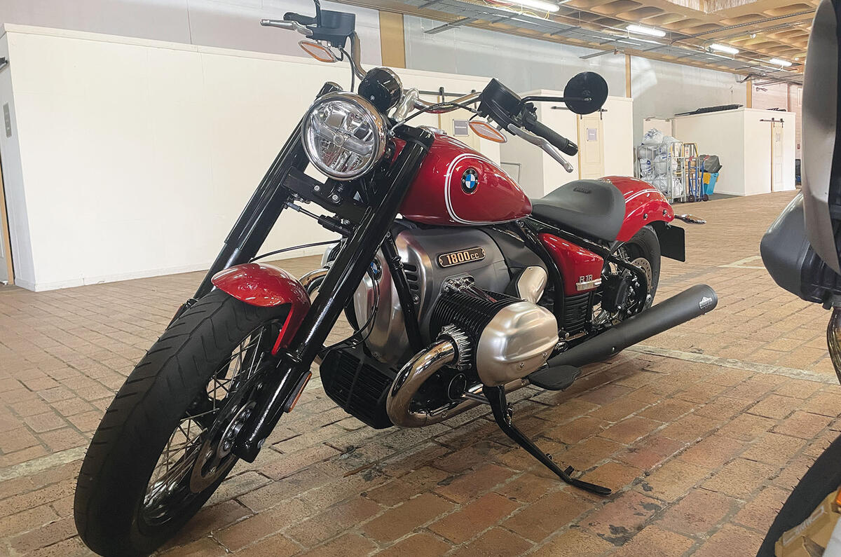 BMW centenary motorbike