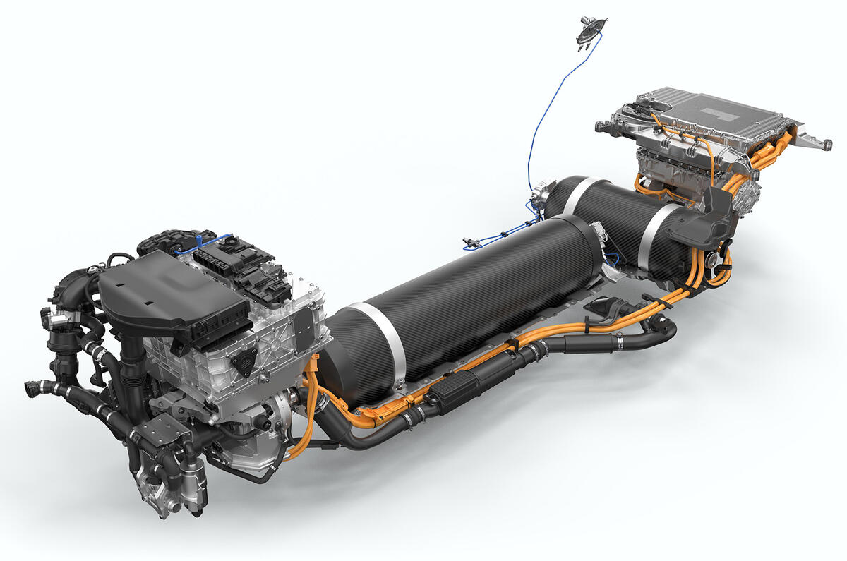BMw hydrogen powertrain