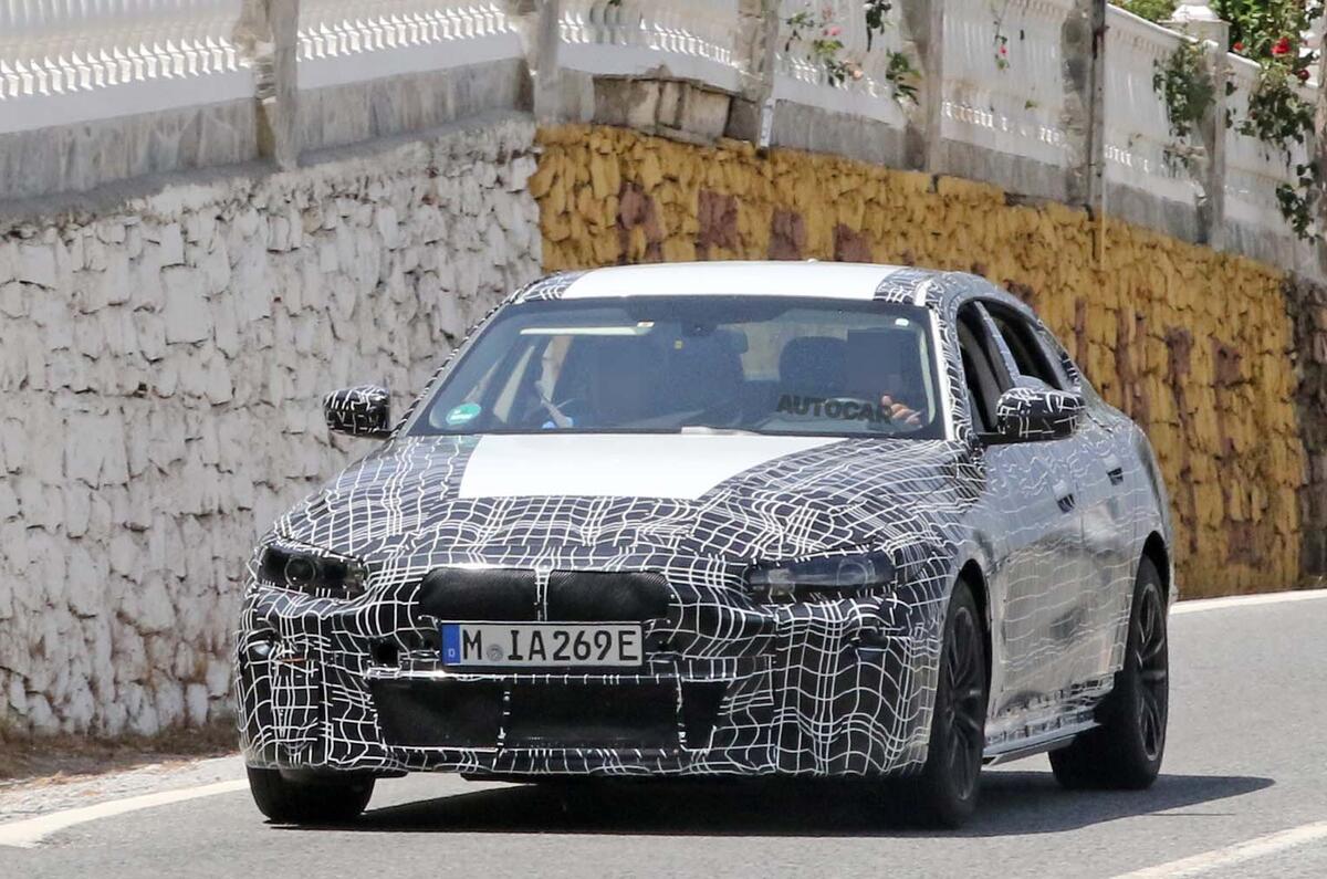 BMW i4 spy shots
