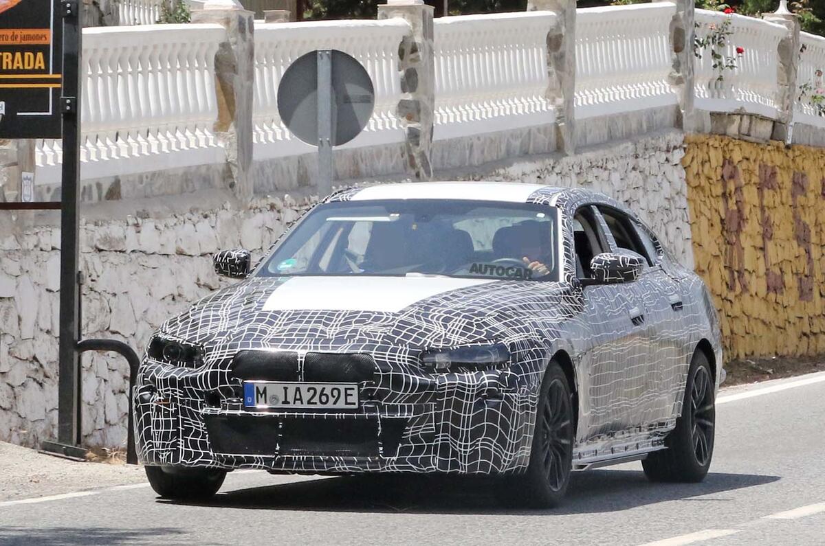 BMW i4 spy shots