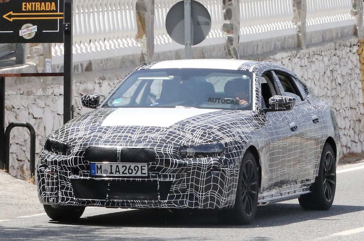 BMW i4 spy shots