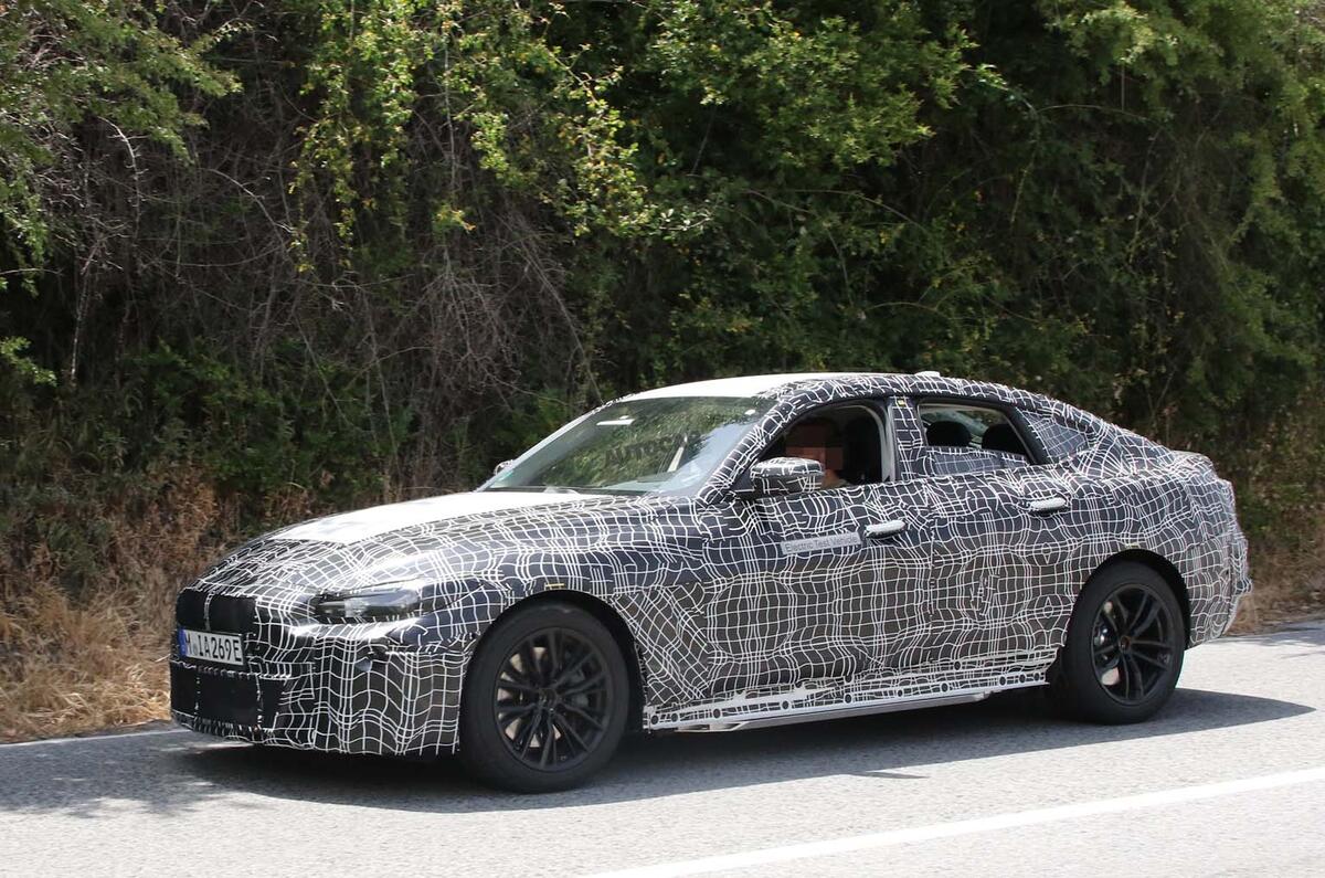 BMW i4 spy shots