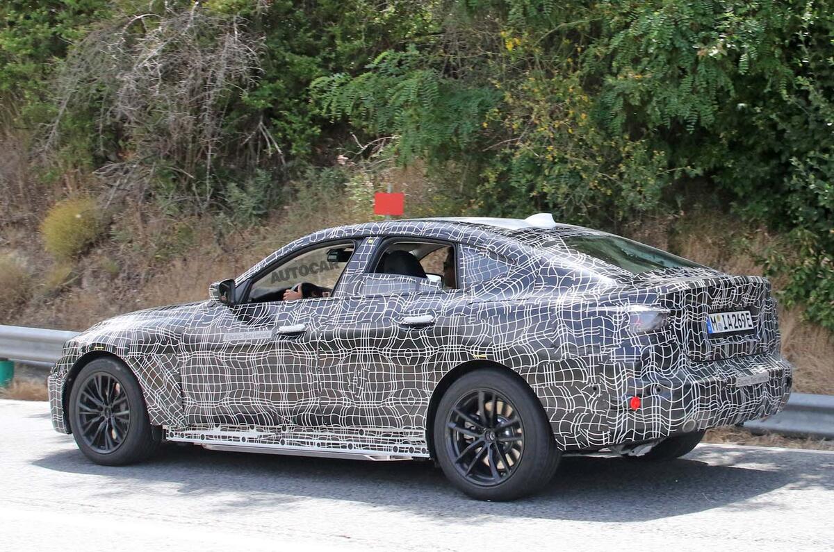 BMW i4 spy shots