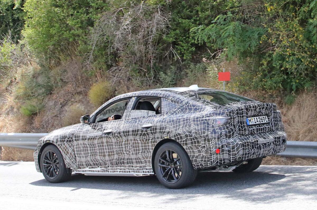 BMW i4 spy shots