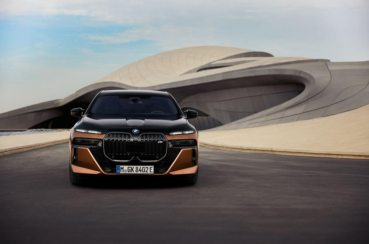 BMW i7 M70 front BMW i7 M70 front