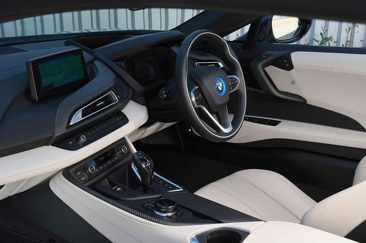 BMW i8 drivers seat BMW i8 drivers seat