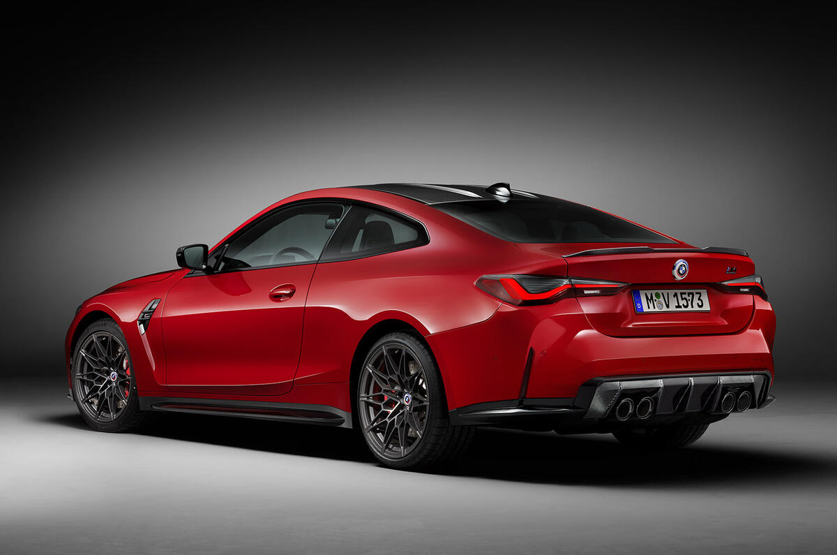BMW Jahre rear with grey wheels BMW M3 and BMW M4 Jahre rear with grey wheels